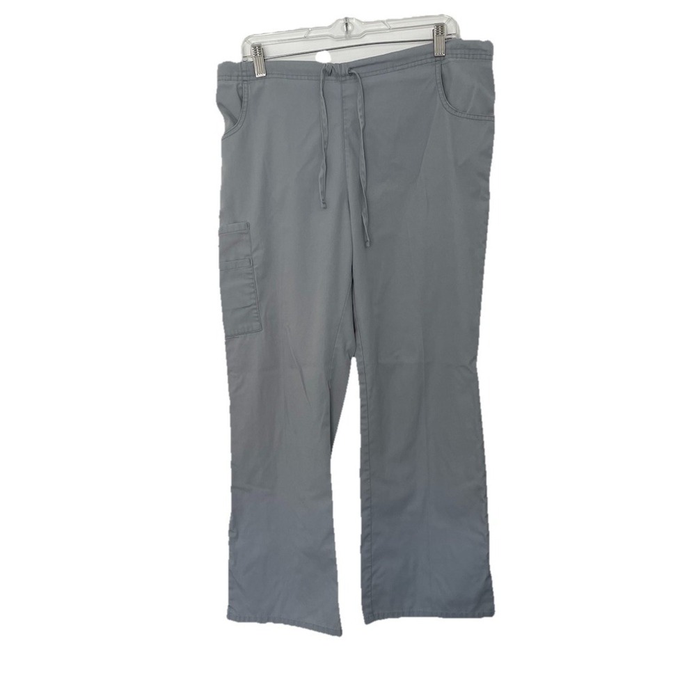 Dickies Scrub Pants Women's Gray M Cotton Polyester Medical Solid